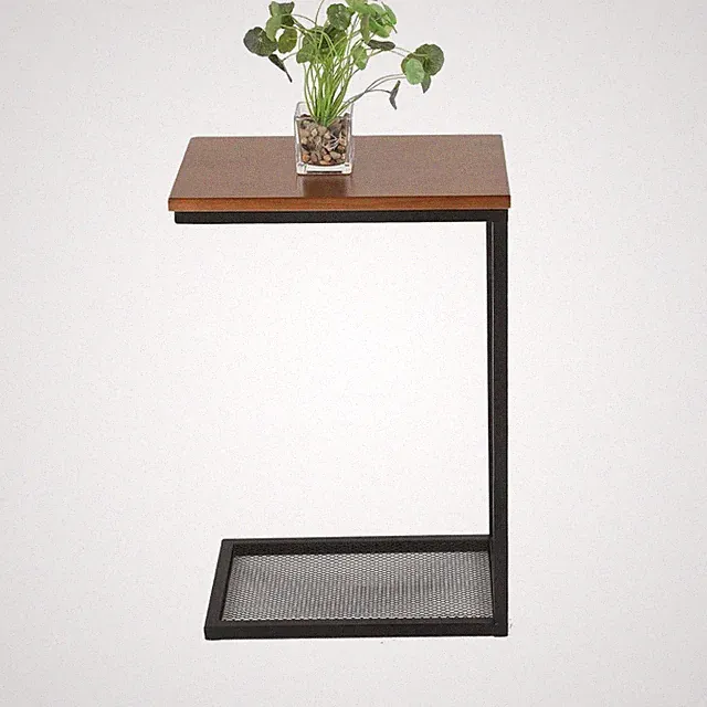 Sofatisch Beistelltisch Tisch Esszimmertisch Holzfarbe Laptoptisch 45×28×68cm