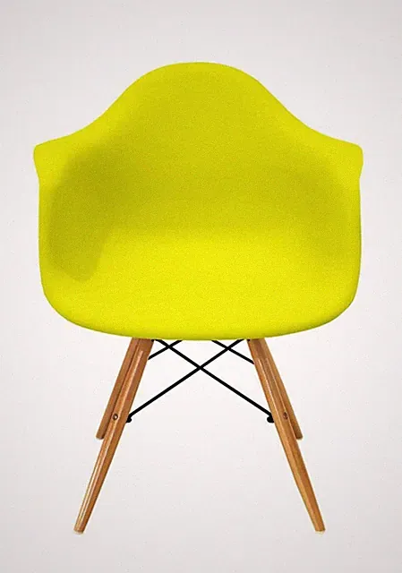 Sonderposten Gelb Restposten Esszimmerstuhl Küchenstuhl Design Retro Besucherstu