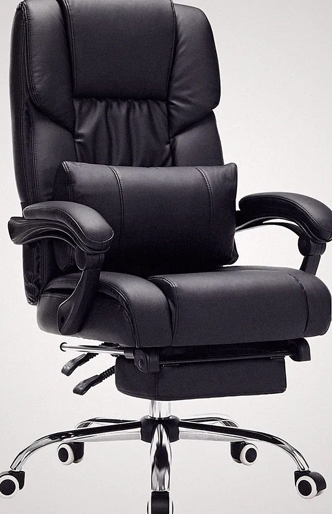 Songmics Drehstuhl Mit Fußstütze Ergonomischer Bürostuhl