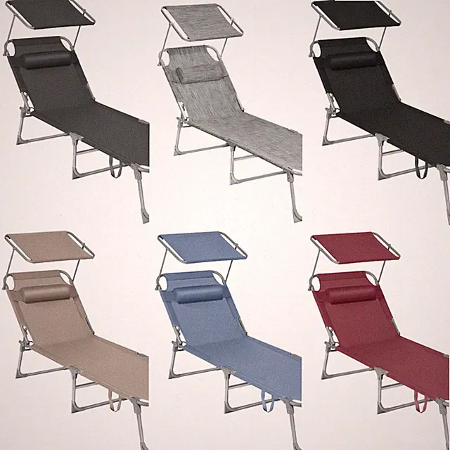 Sonnenliege Gartenliege Liegestuhl klappbar Campingbett Relaxliege Strandliege