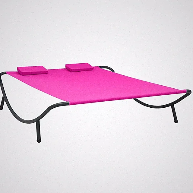 Sonnenliege Stoff Rosa
