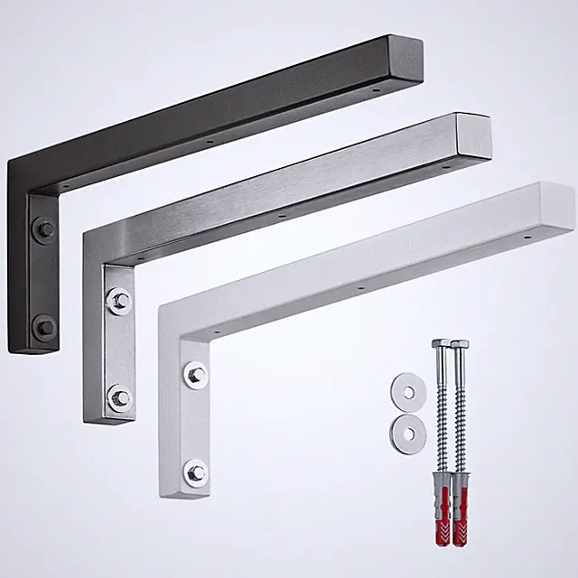 SOTECH 1 Stück Wandkonsole L-Form Waschtischkonsole Regalkonsole zur Wandmontage
