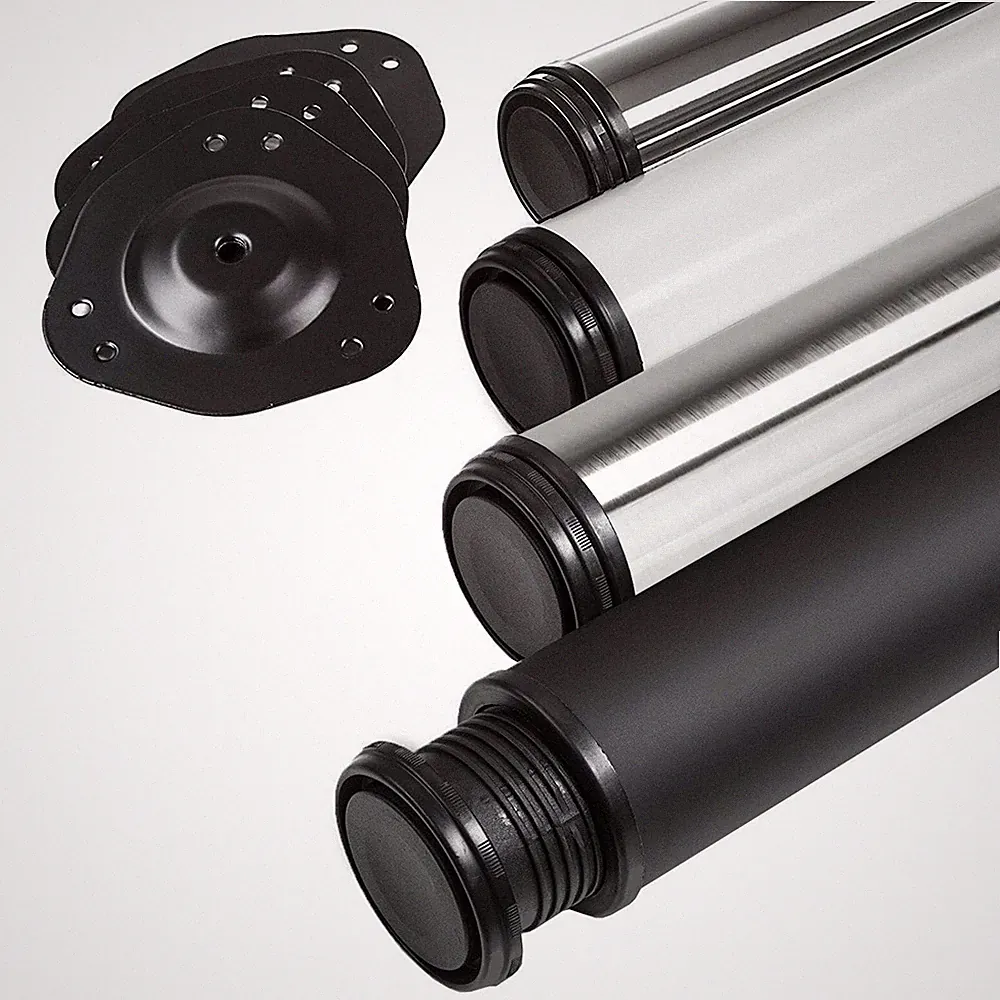 SOTECH 4er Set Tischbeine Ø 60 mm Tischfüße Möbelfüße Schreibtischbeine