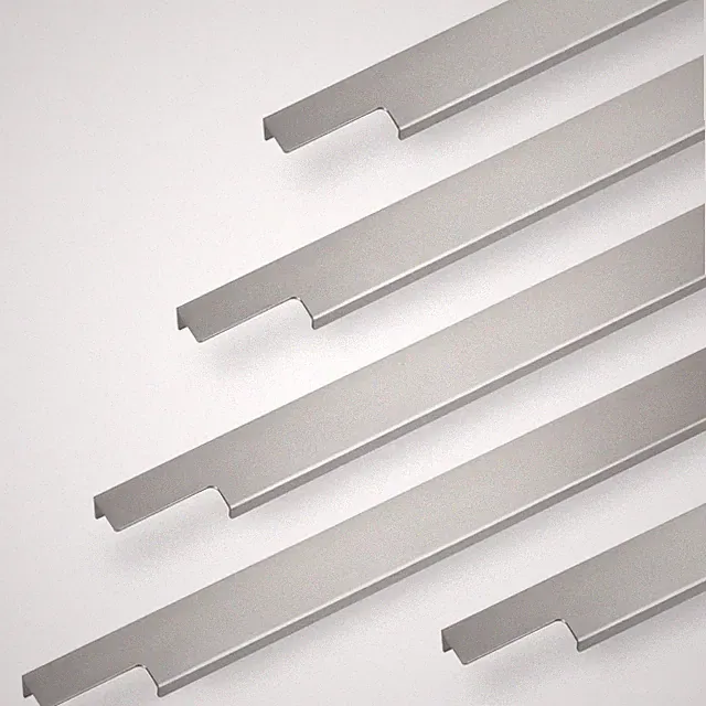 Sotech Griffleiste Blankett Slim 145-1195mm Chrom matt Möbelgriff Schrankgriff