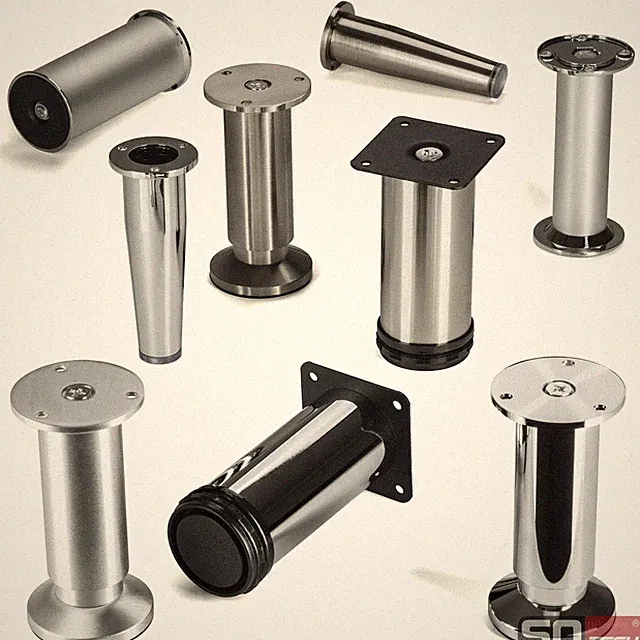 SOTECH Schrankfüße 120 mm Sesselfüße Bettfüße Kommodenfüße Möbelbeine Füße