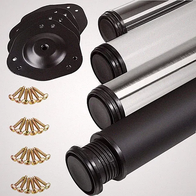 SOTECH Tischbeine Ø 80 mm Möbelfuß Tischfuß Stützfuß Stellfuß höhenverstellbar