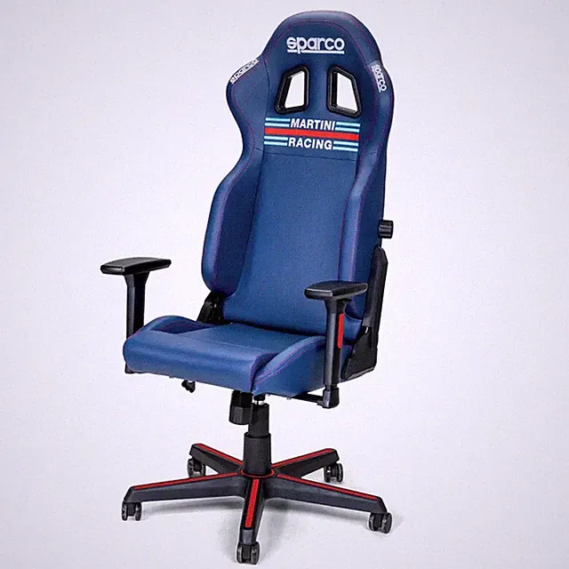 Sparco Martini Racing ICON Bürostuhl Verstellbarer Gaming-Sitz