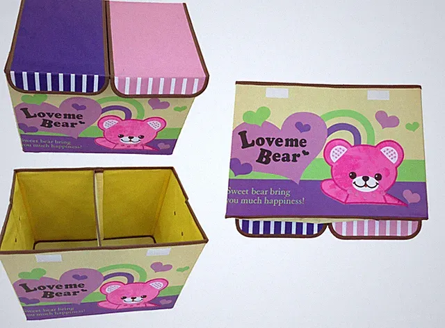 Spielzeugbox Bär Aufbewahrungsbox Spielzeugkiste Aufbewahrung Kindermöbel