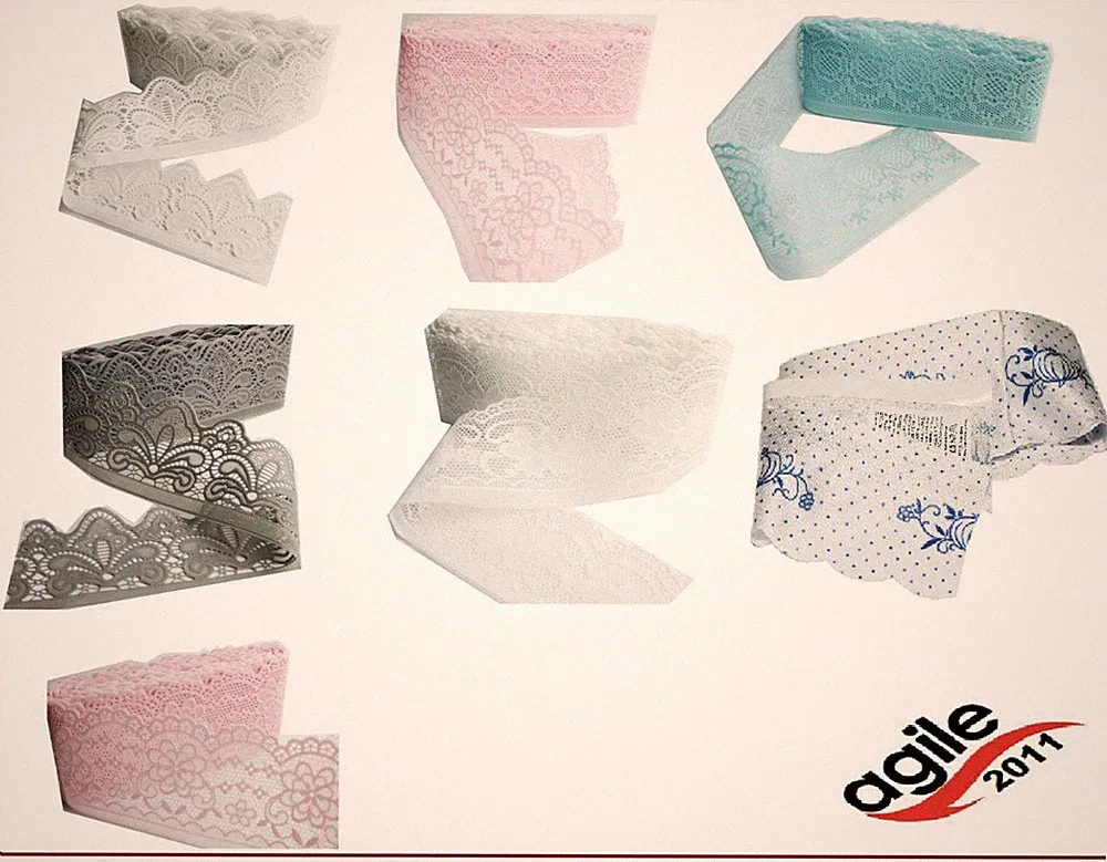 Spitzenborte Borte Spitze Deko Bordüre Möbel Regal Bordür 400cm /500cm x 5 cm