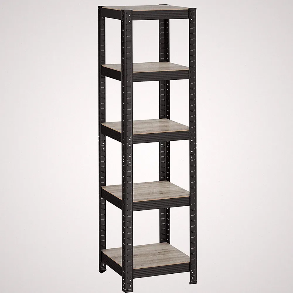 Standregal,Lagerregal, 5 Ablagen, verstellbar, 37 x 37 x 150 cm, RLG037B11