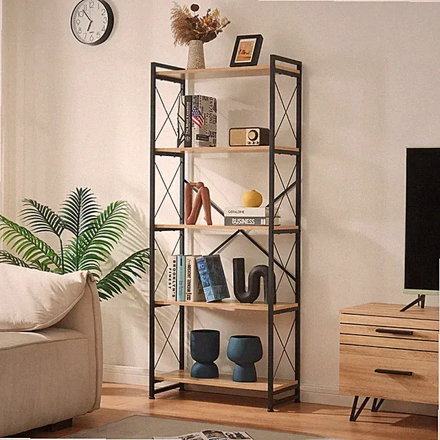 Standregal Skørping mit 5 Ablagen 160x65x30 cm [en.casa]