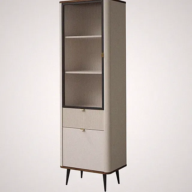 Standvitrine Marly Glasvitrine 60x40x191cm Farbe wählbar 2-türig