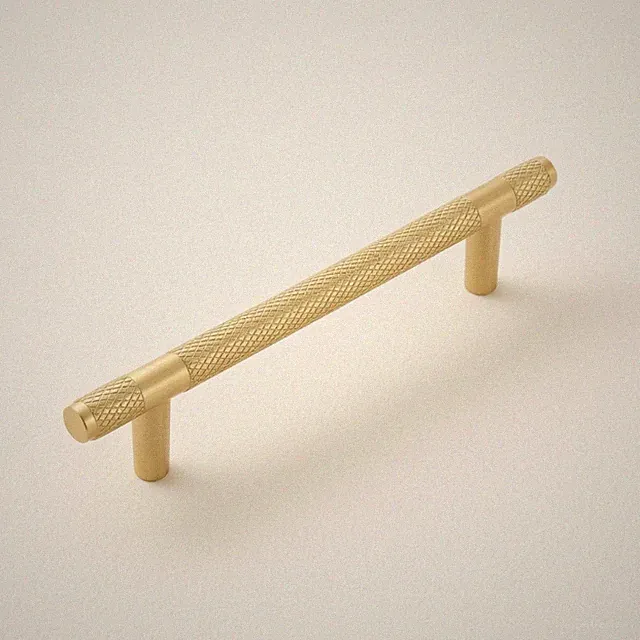 Stangengriff Zylindrisch Möbelgriff mit Rändelung Minimalistisch für Heimwerker