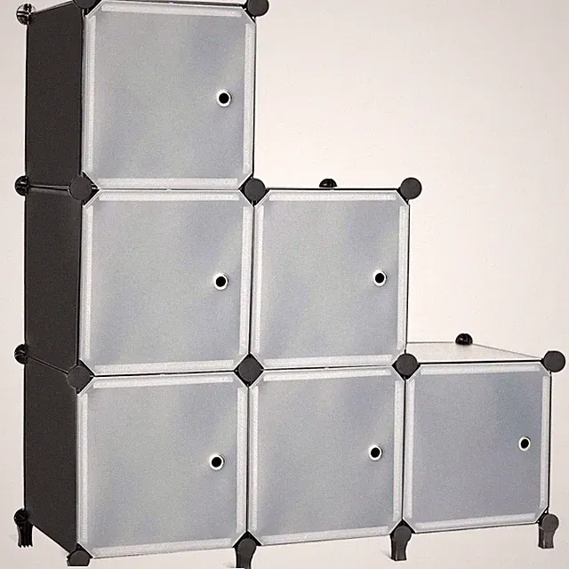 Steckregal Aufbewahrungssystem DIY Modul 6 Würfel Wohnzimmer Schlafzimmer Bad