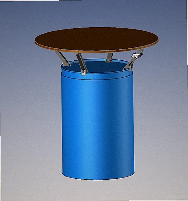 Stehtisch Halter Bausatz Ölfass 200l