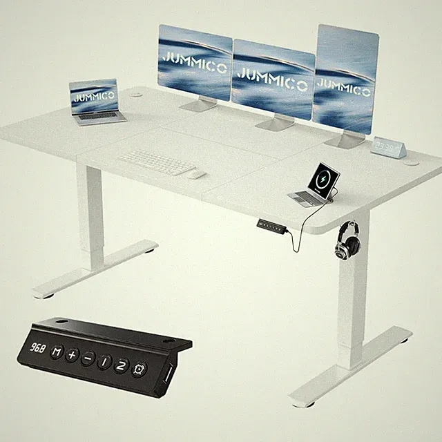 Stehtisch Höhenverstellbarer Schreibtisch Computertisch 160x70cm 73-118cm Höhe