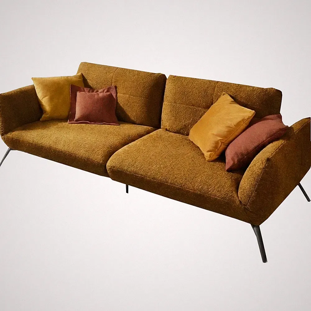 Steinpol Poco Dover Mega Sofa im gelben Stoffbezug ***am Lager ***