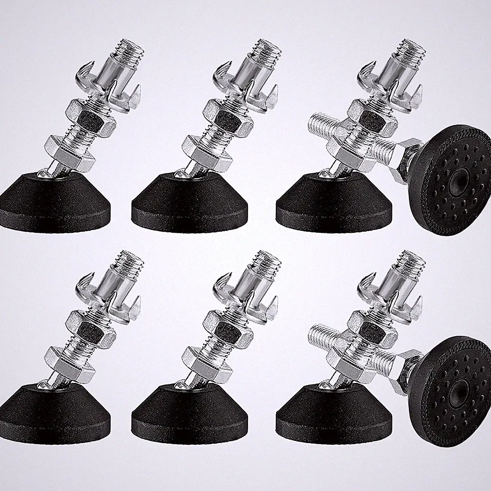Stellfüße M10 Verstellbar Möbelstütze Gummi 8 Stück