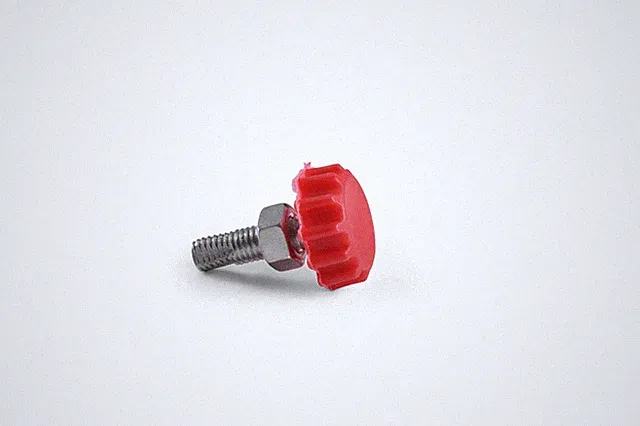Stellschraube für Bodengleiter für Stehtisch, Rot, M8mm NEU!!!