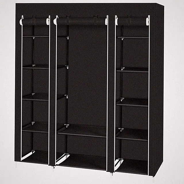 Stoff Canvas Kleiderschrank Hängeaufbewahrung Kleiderstange Schrank Schrank Organizer