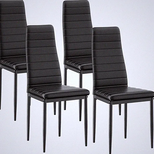 Stühle Esszimmer 4er Set, Küchenstühle Esstisch Modern mit Hoher Rückenlehne,...