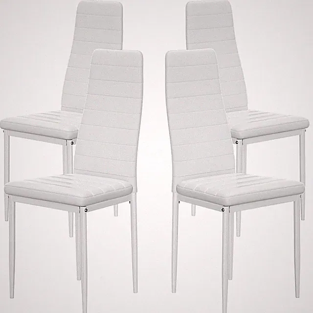 Stühle Esszimmer 4er Set, Küchenstühle Esstisch Modern mit Hoher Rückenlehne,...