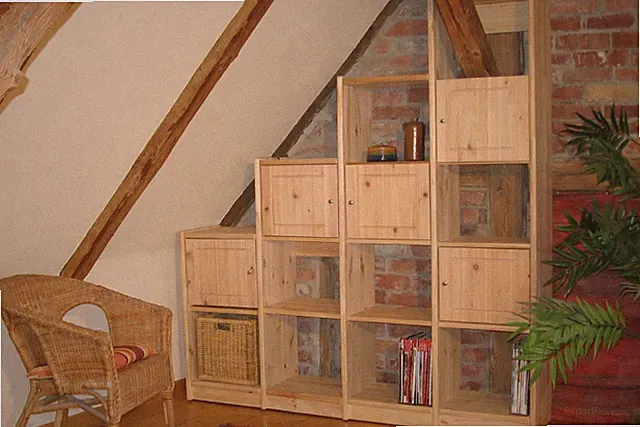 Stufenregal Regal Bücherregal Holz Kiefer massiv natur flexibel erweiterbar neu