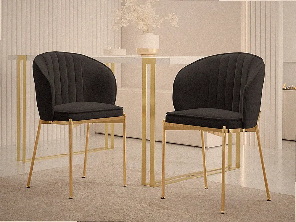 Stuhl Archie DC-1259 (2er-Set) GL Moderner Polsterstuhl Esszimmer, Büro M24