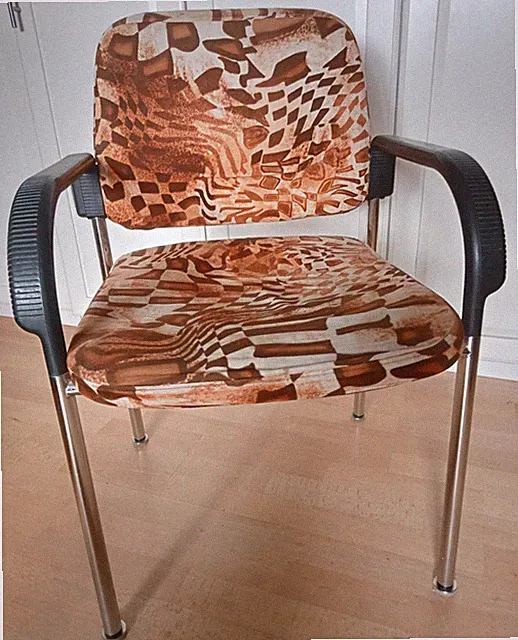 Stuhl Sessel Armlehnen Vintage Stahlrohr Retro chair armchair
