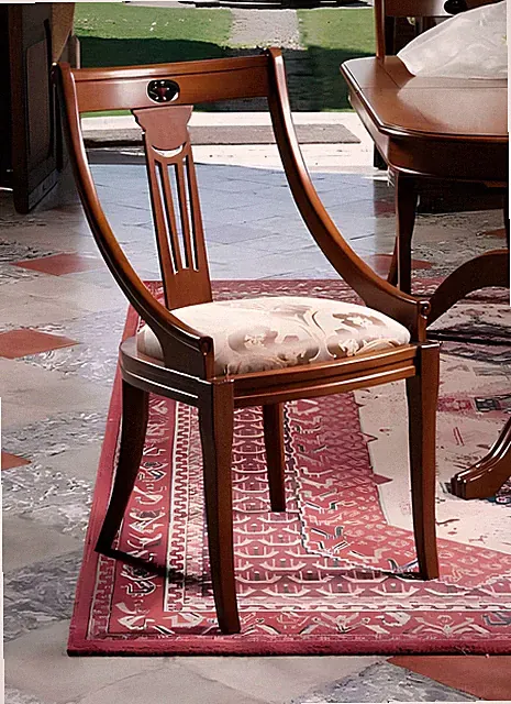 Stuhl Set Klassische Sitz Polster Garnitur Designer Stühle Lehn 4x Holz Barock