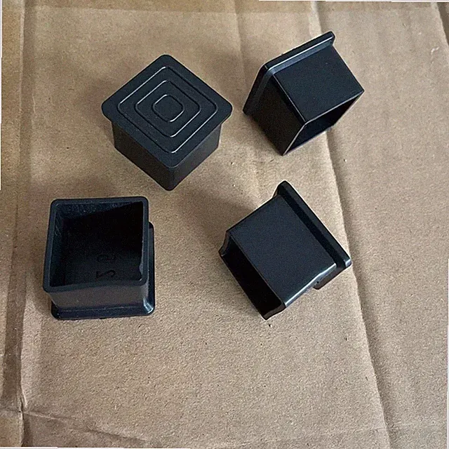 Stuhlbein Schutzkappen Silikon Möbelgleiter Bodenprotektoren 25x25mm 10er Set