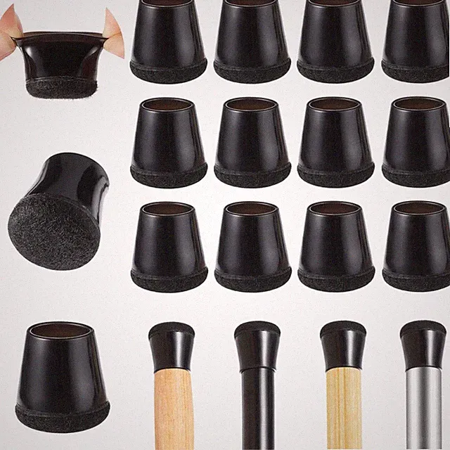 Stuhlbeinkappen Filzgleiter 40 Stück für 14-20mm Schutz Boden Rutschfest