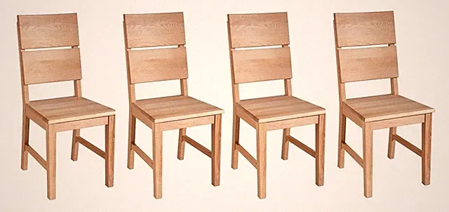 Stuhlset 4er-Set Massivholz Buche Kernbuche geölt NEU OVP!!!