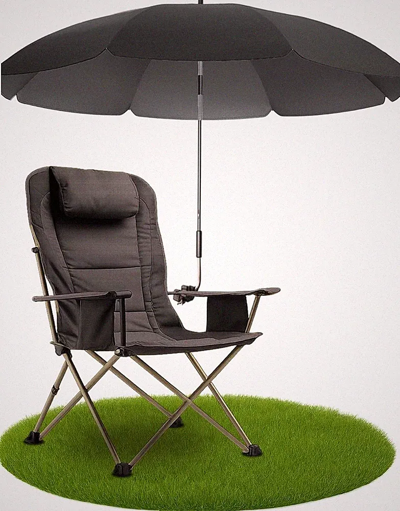 STYNGARD Stuhl Sonnenschirm Für Liegestuhl Mit UV Schutz 50+ / 120 Cm Kuppelmaß