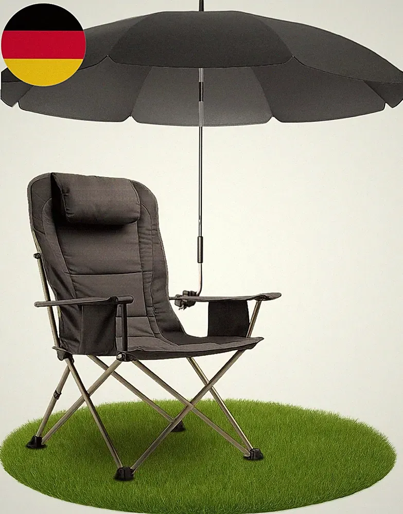 STYNGARD Stuhl Sonnenschirm Für Liegestuhl Mit UV Schutz 50+ / 120 Cm Kuppelmaß