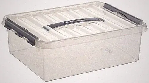 Sunware Aufbewahrungsbox Q-Line mit Deckel 40 x 30 cm 10 L transparent Boxen