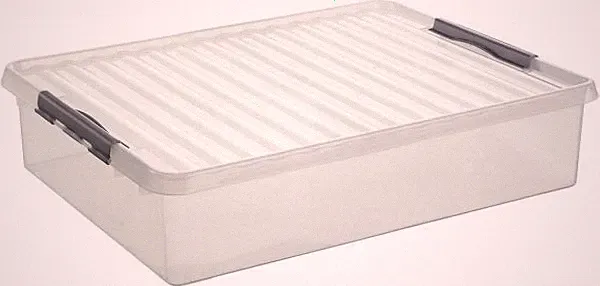 Sunware Bettbox Q-Line 60 l transparent 80 x 50 x 18 cm Aufbewahrungsbox