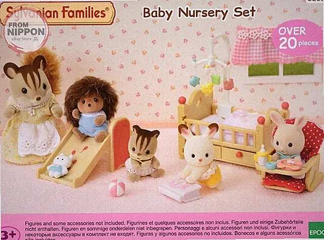 Sylvanian Families Baby Kinderzimmer Set Babyzimmer Set Puppenhaus Möbel