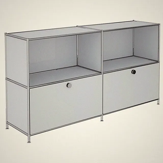 System4 2er Aktenschrank-Regalkombination 2 OH Büroschrank Ordnerschrank Regal