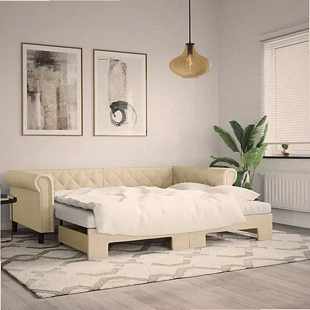 Tagesbett Kunstleder Schlafsofa Sofa Bett Bettsofa Gästebett Schlafcouch Couch