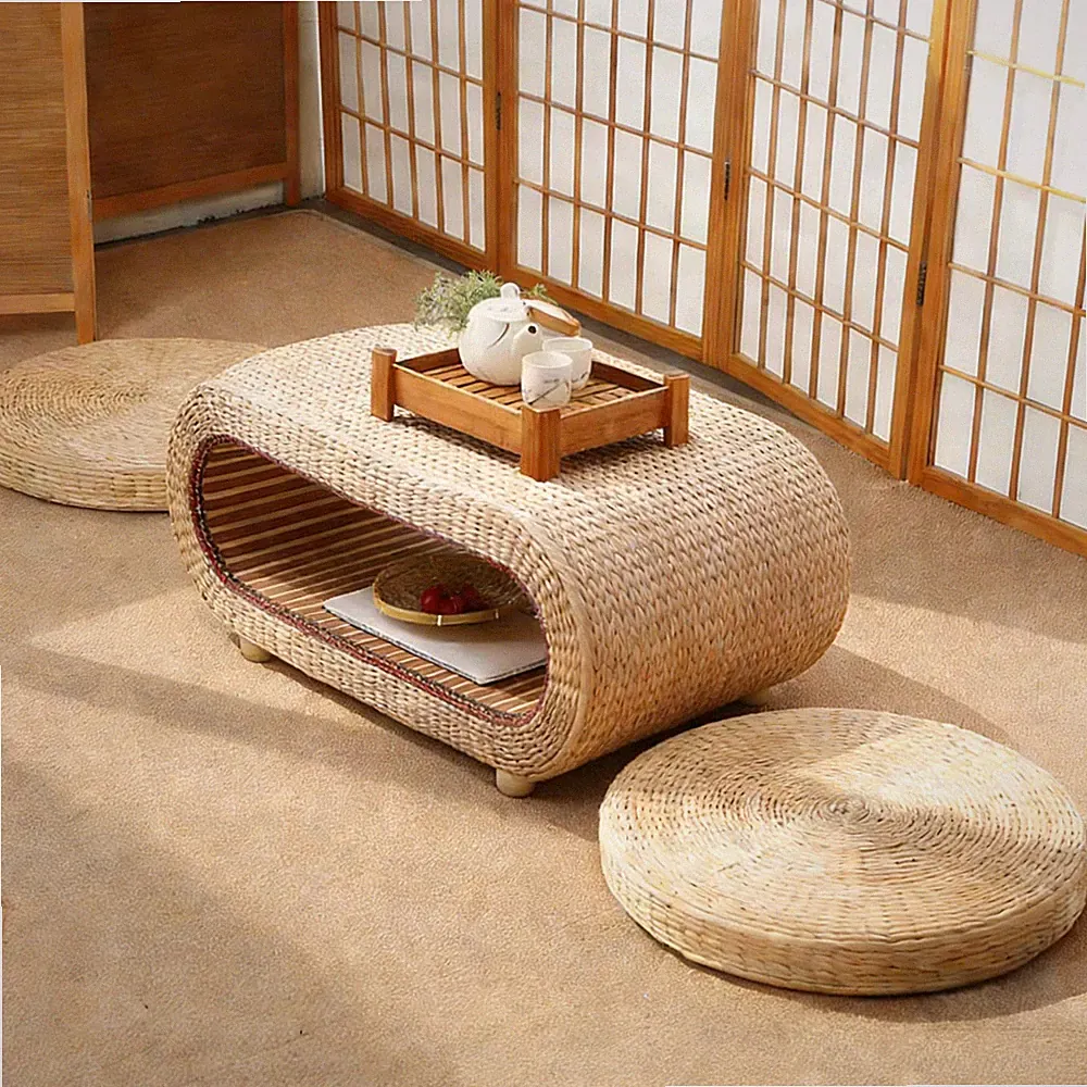 Tatami Tisch, Couchtisch im japanischen Stil, für Wohnzimmer, Teestube, Heimbüro