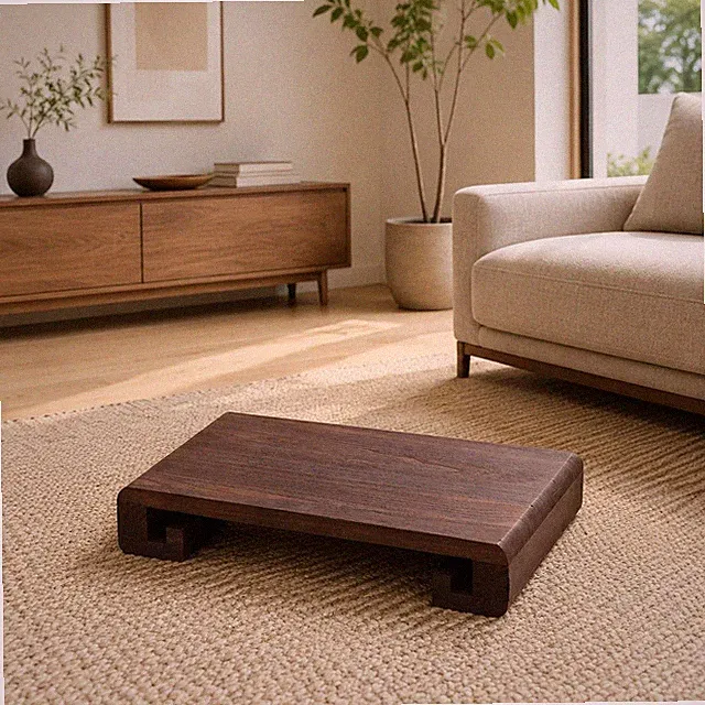 Tatami-Tisch, vielseitiger tragbarer Couchtisch für die Teezeremonie zu