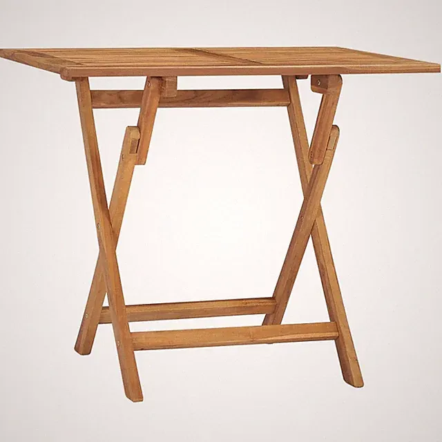 Teak Massiv Garten Esstisch 90x60x75cm Gartentisch Holztisch Klapptisch vidaXL