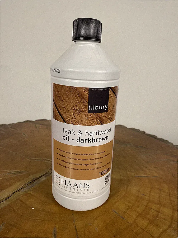 Teak Öl Dunkelbraun 1000ml Flasche Holz Möbel