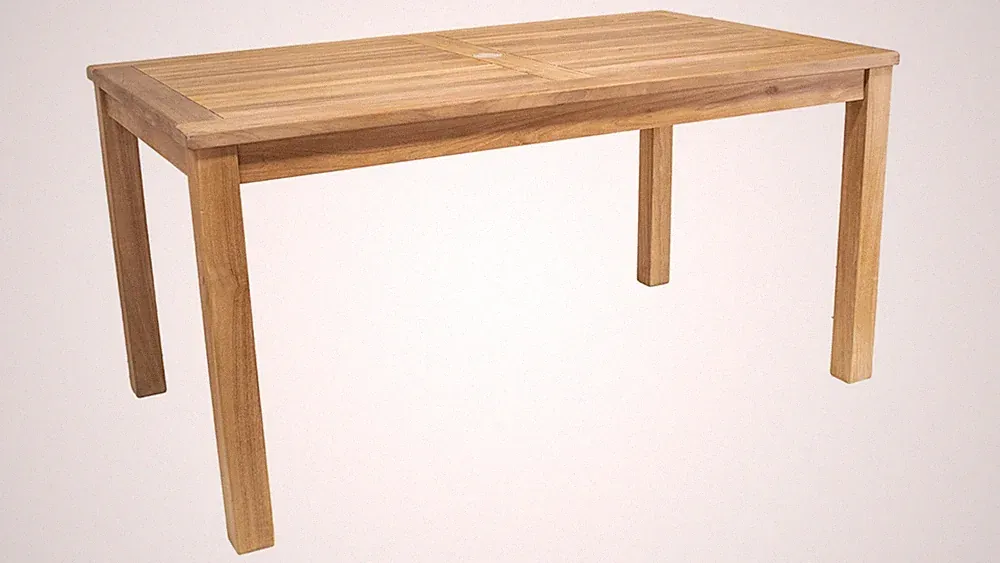 Teak Tisch Beine 7cm 150x 90cm Kernholz 3066 Sonderangebot statt 499 nur 389,00