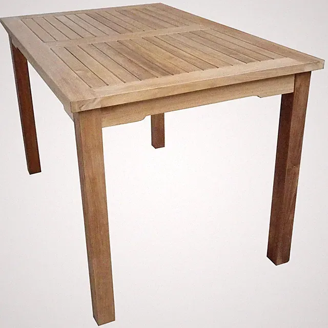Teak Tisch Beine 8cm 150x 90cm Kernholz 3062 Gartenmöbel hochwertig stabil