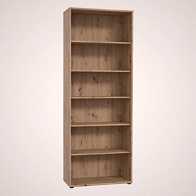 TEMPRA 2 Regal mit 5 Einlegeböden, Holzwerkstoff, Artisan Eiche Dekor, B x H...
