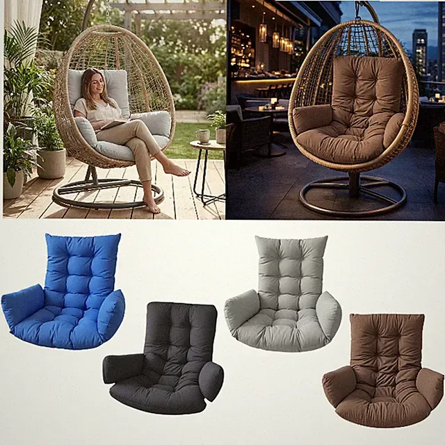 Terrassenmöbel Kissen Bohemian Egg Stuhlkissen für Indoor Outdoor