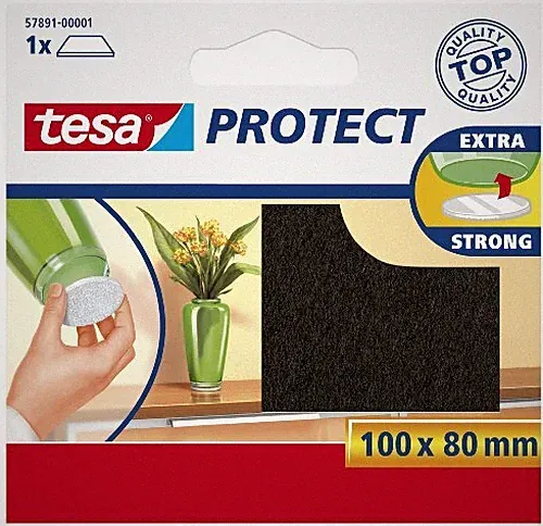 tesa Protect Filzgleiter braun selbstklebend Klebemittel Zubehör Möbelgleiter