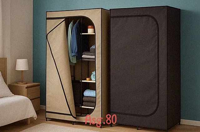 Textilkleiderschrank Kleiderschrank Schrank Garderobe Stoffschrank Faltschrank